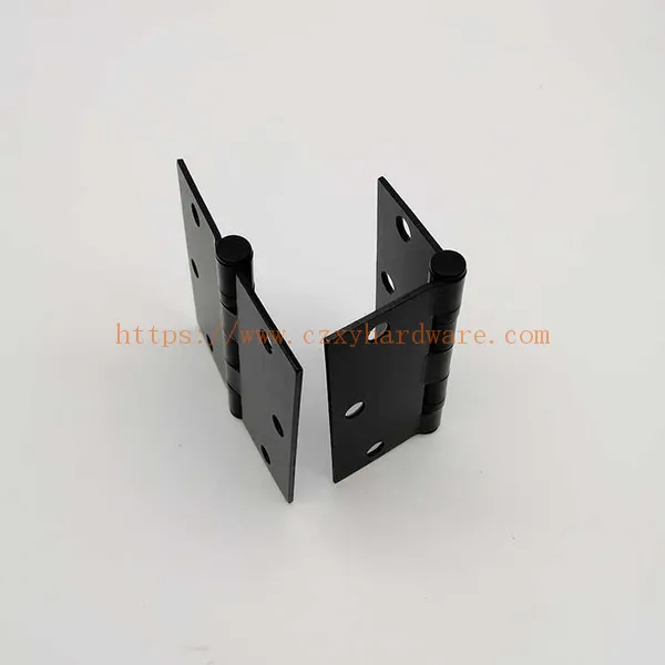 Cheap Steel Iron Door Hinges Matte Black Butt  Hinges